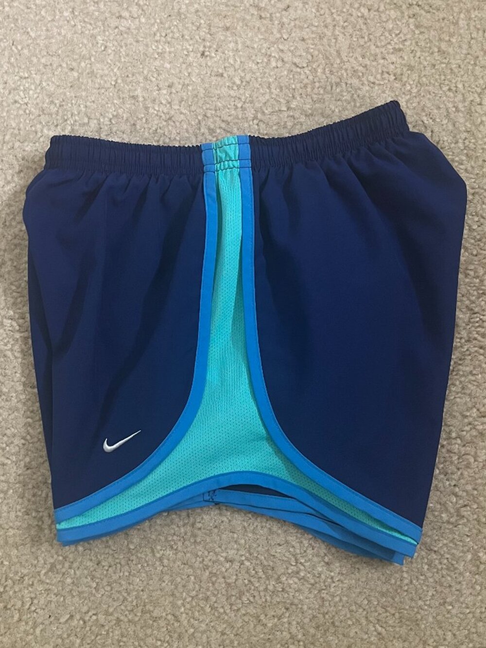 Nike Tempo Athletic Shorts • Size X-Small • Blue / Teal